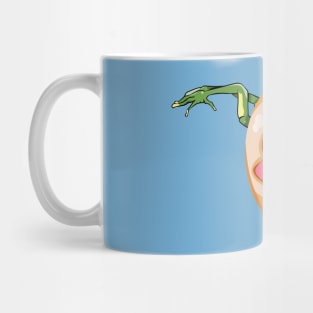 Frog with a donut Mug